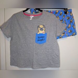 Puggle Pajama Set
